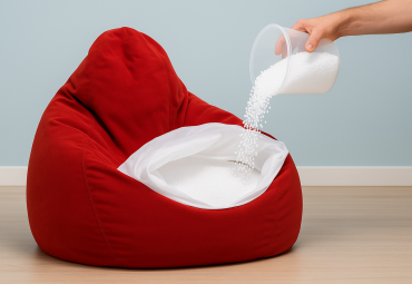 Se lasa fotoliul puf in timp si cat de des trebuie completata umplutura?